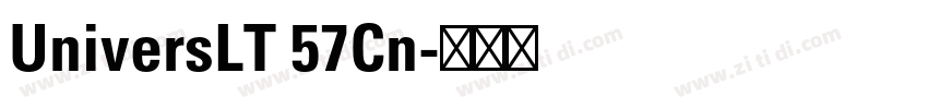 UniversLT 57Cn字体转换